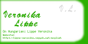 veronika lippe business card